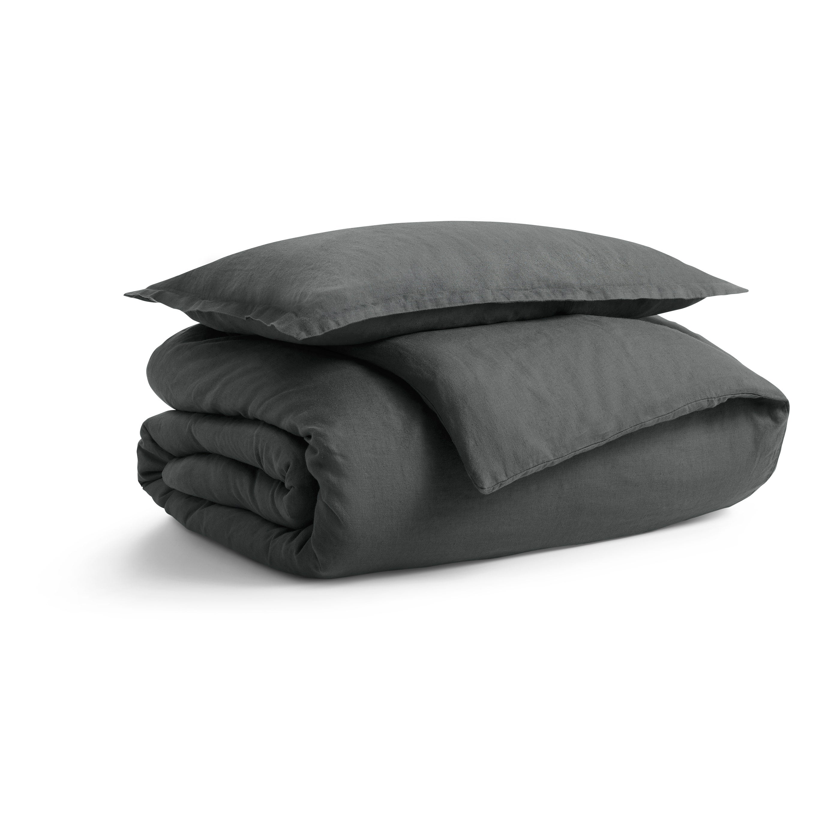 Blu Dot Stone Washed Linen Duvet Set - Image 5