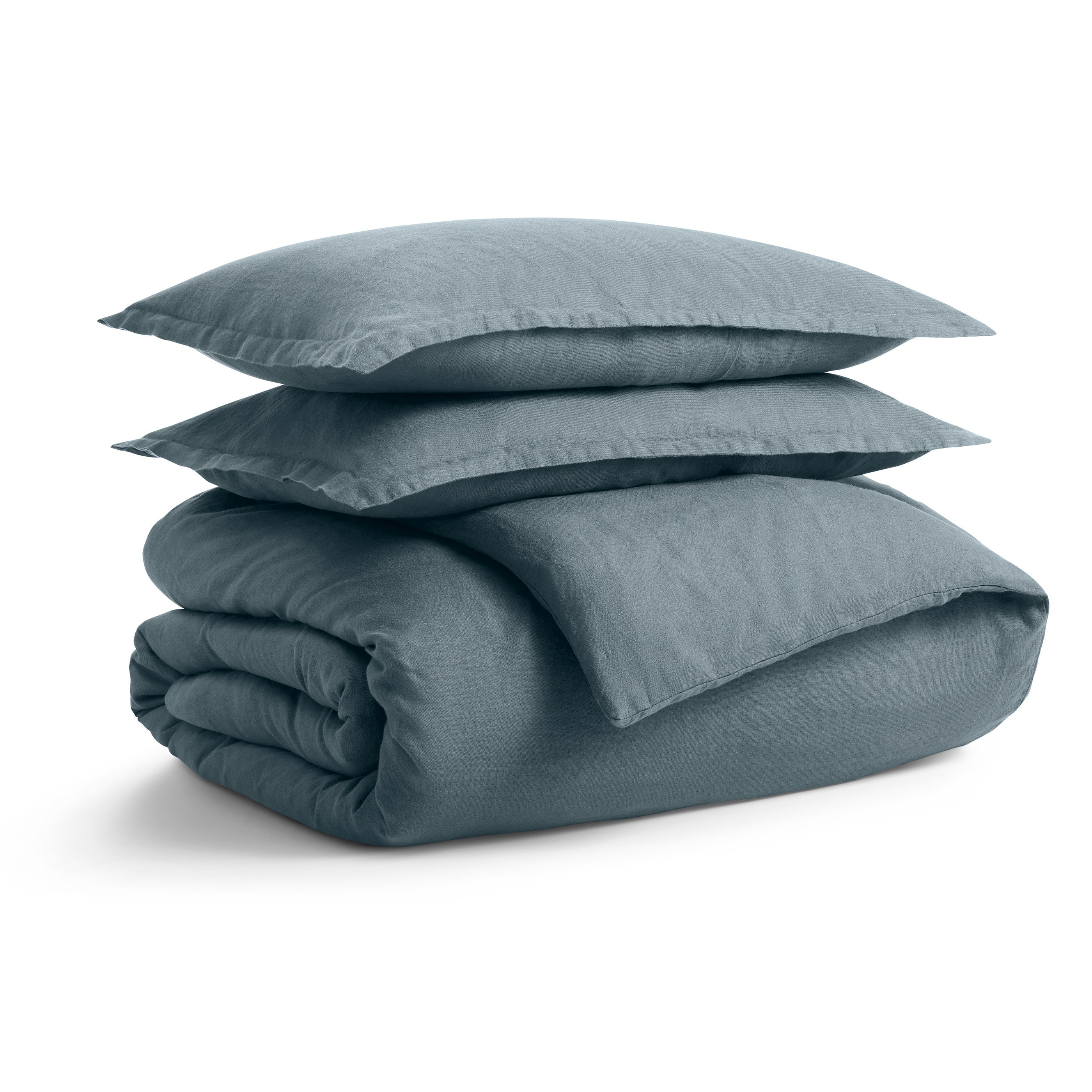 Blu Dot Stone Washed Linen Duvet Set - Image 6