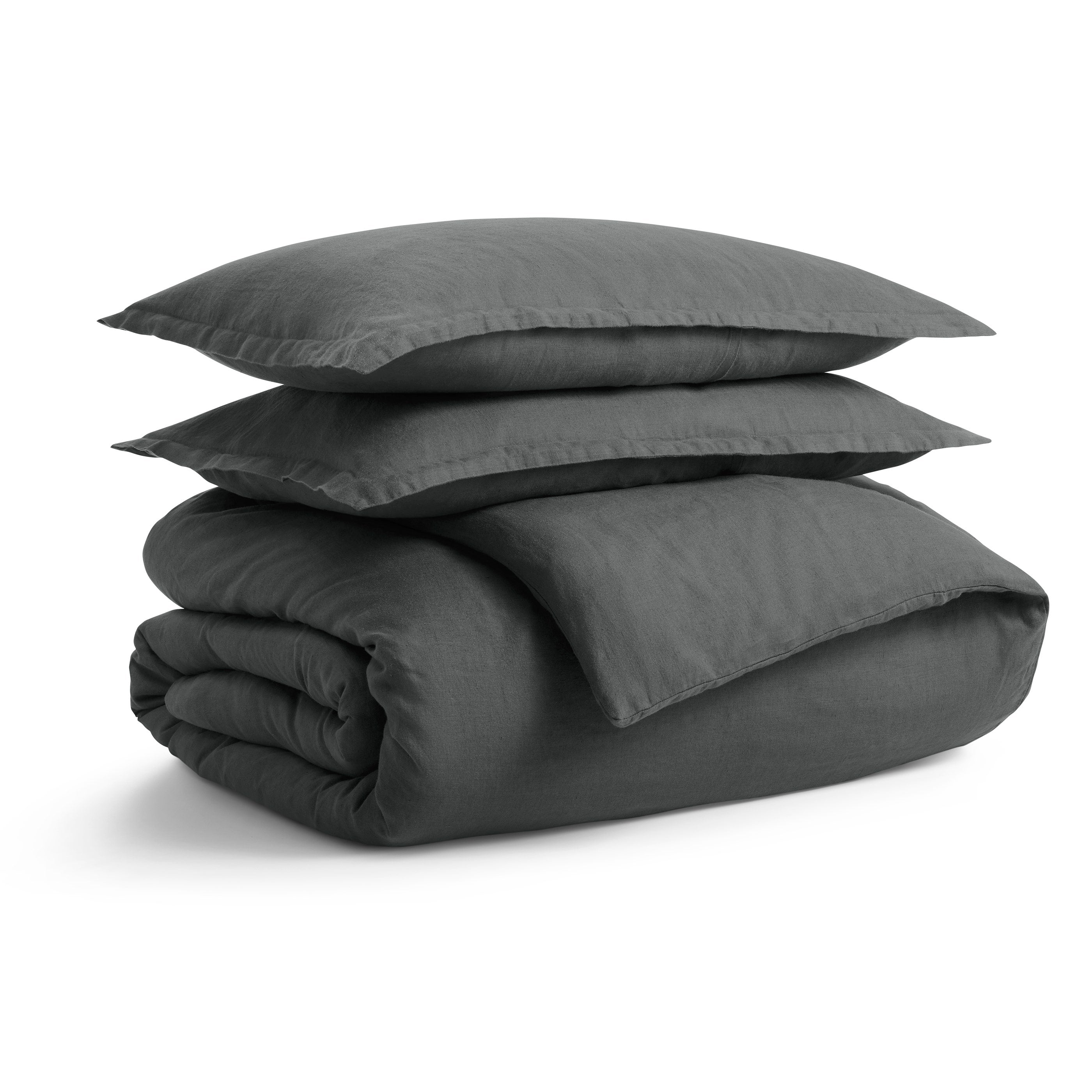 Blu Dot Stone Washed Linen Duvet Set - Image 8