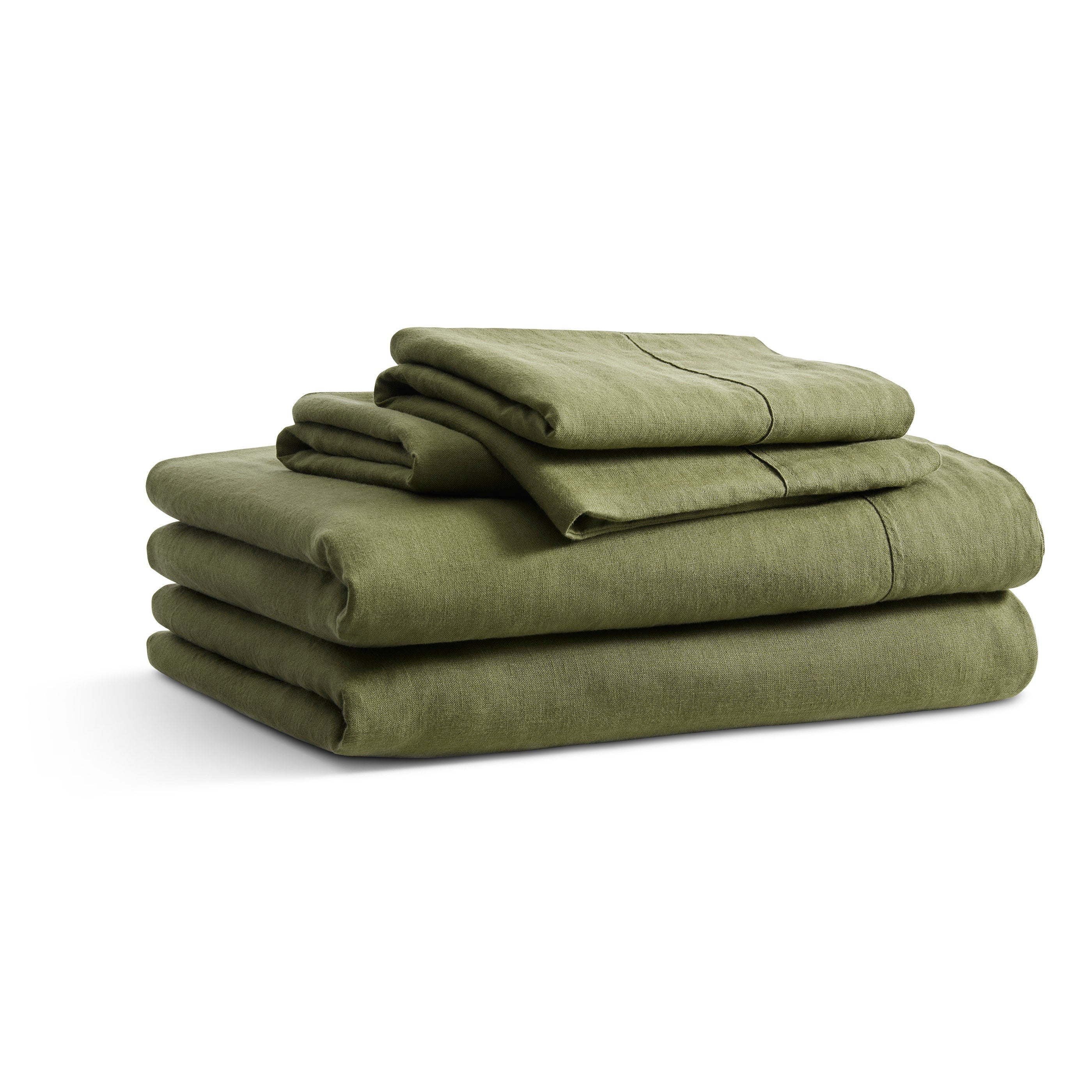 Blu Dot Stone Washed Linen Sheet Set - Image 12