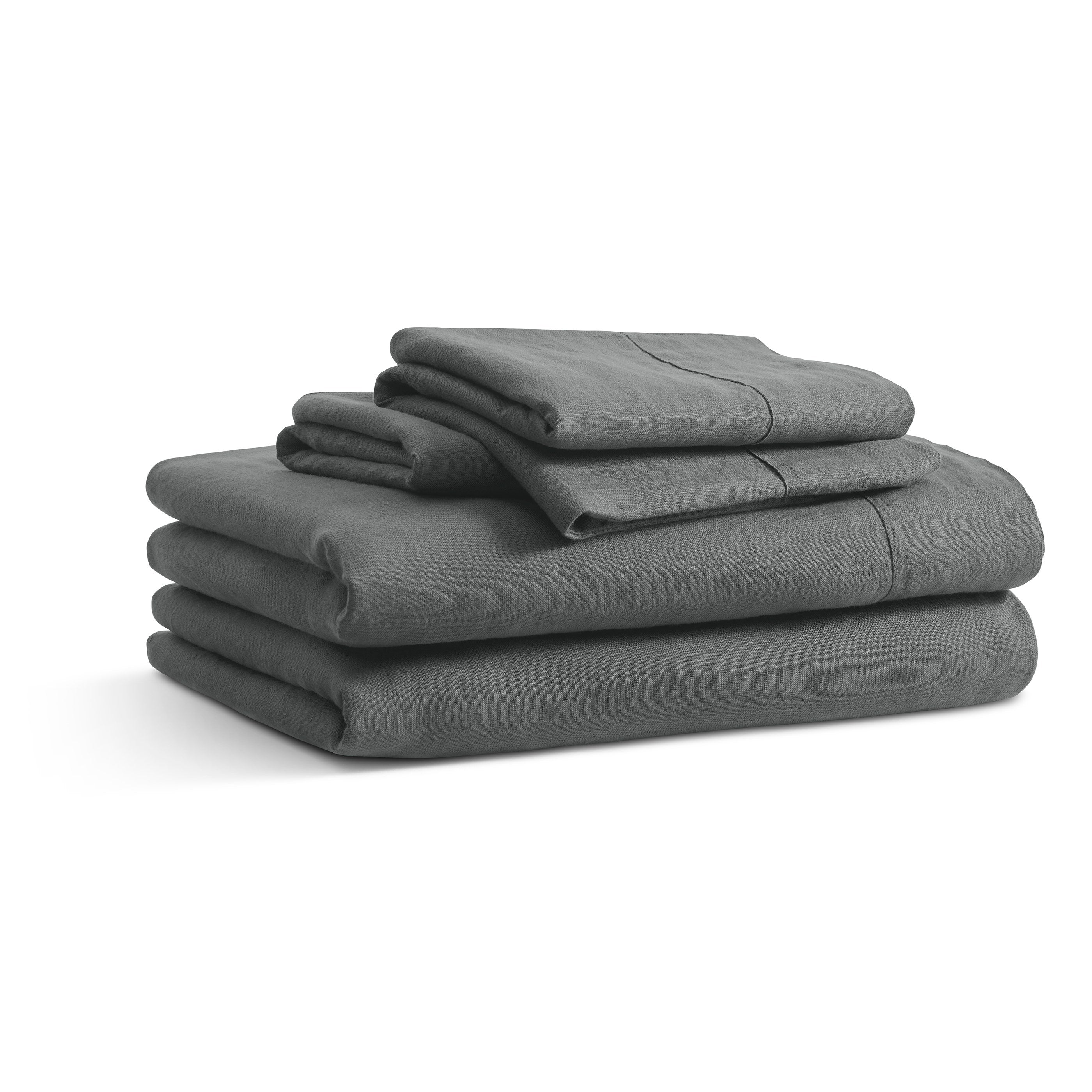 Blu Dot Stone Washed Linen Sheet Set - Image 3