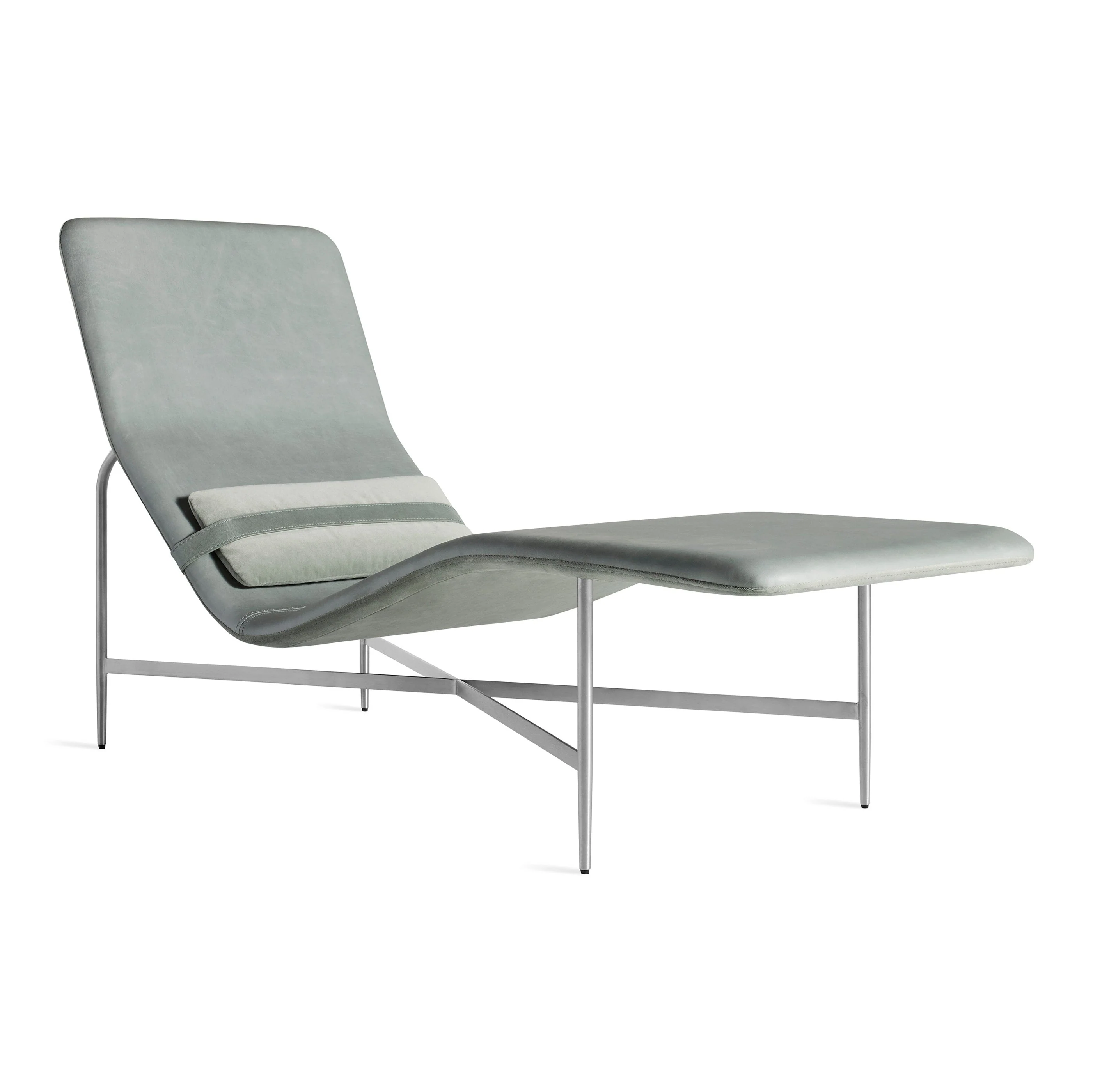 Deep Thoughts Leather Chaise