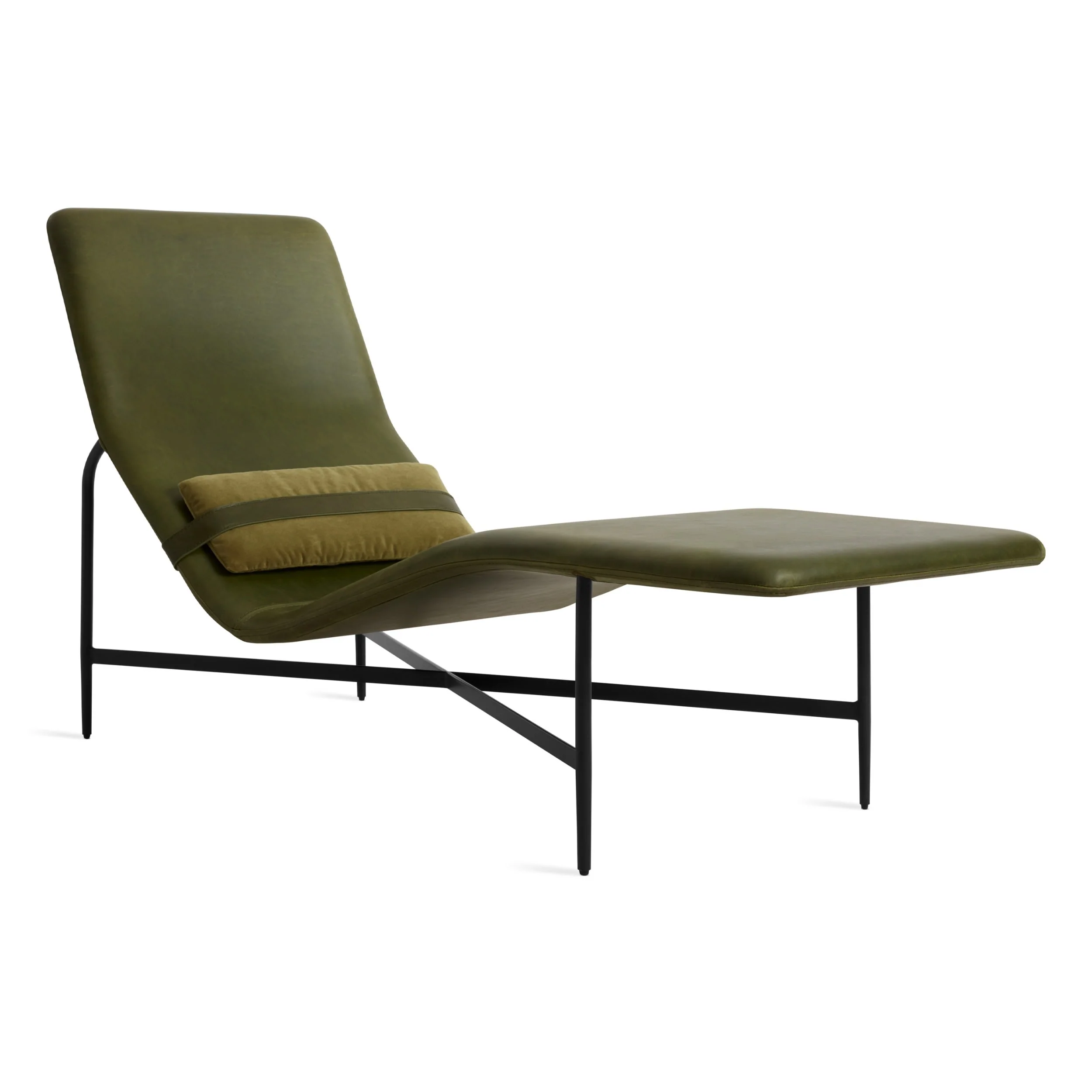 Deep Thoughts Leather Chaise - Image 4