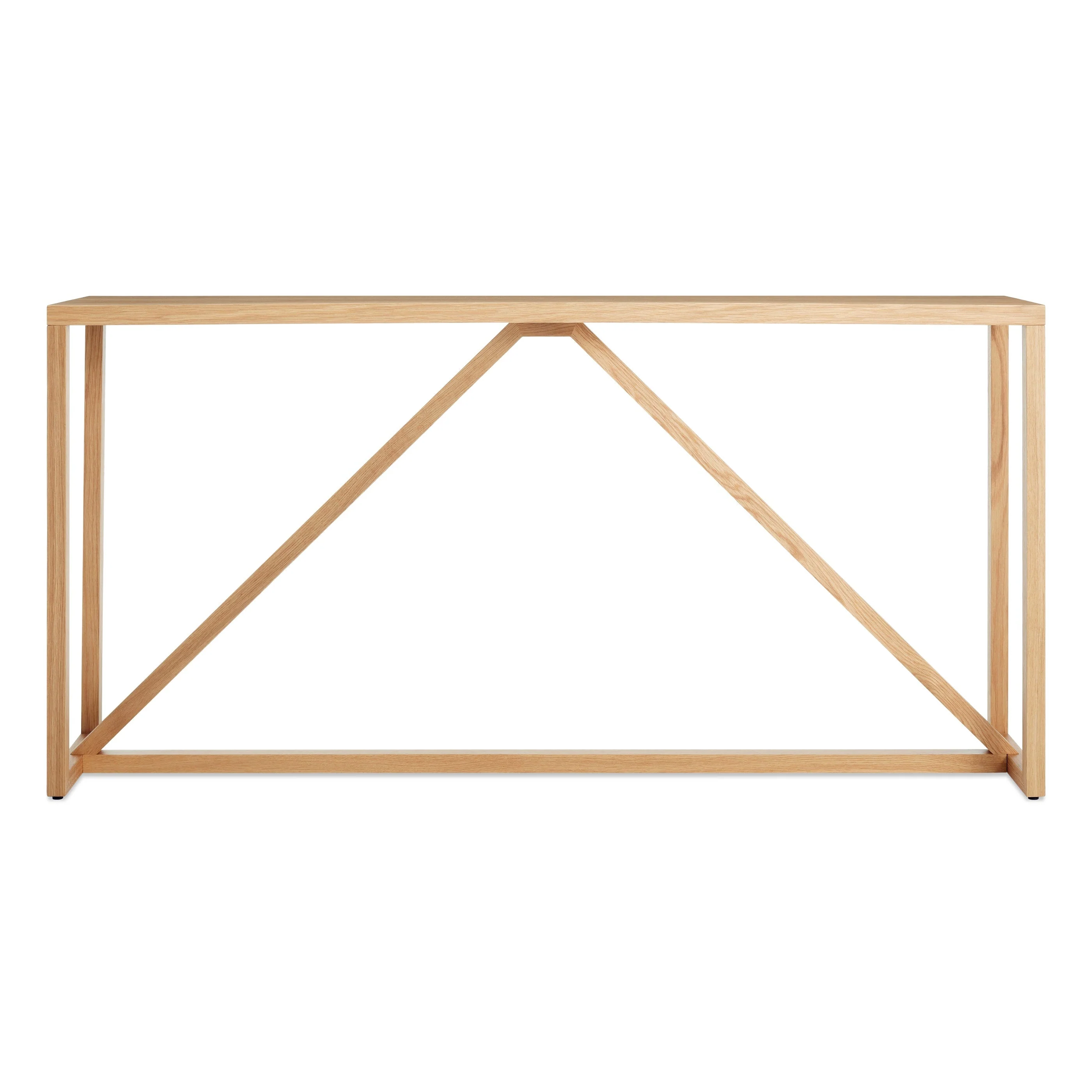 Strut Wood Console Table